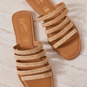 Seychelles Tan Leather Sandals - WORN ONCE